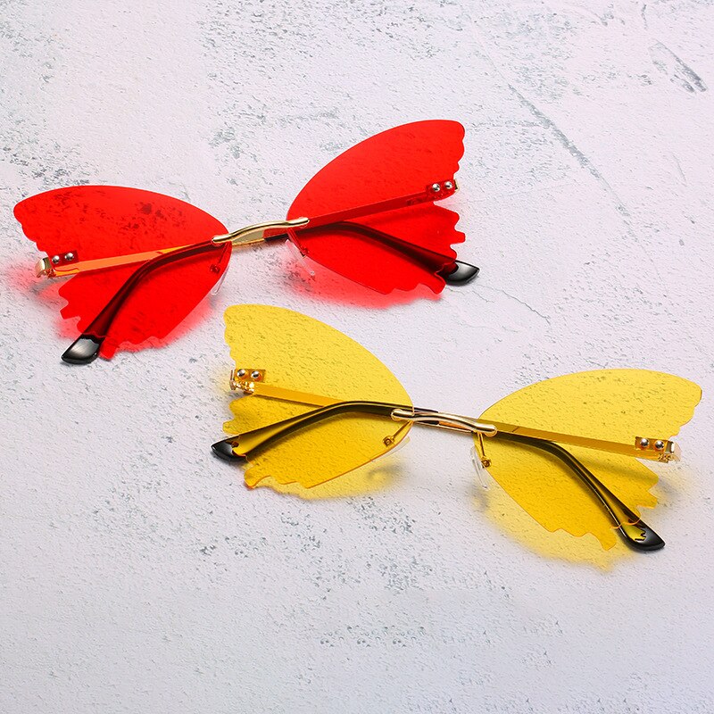 Personalized Butterfly Sunglasses - Gradient Color Lens - Photo Prop