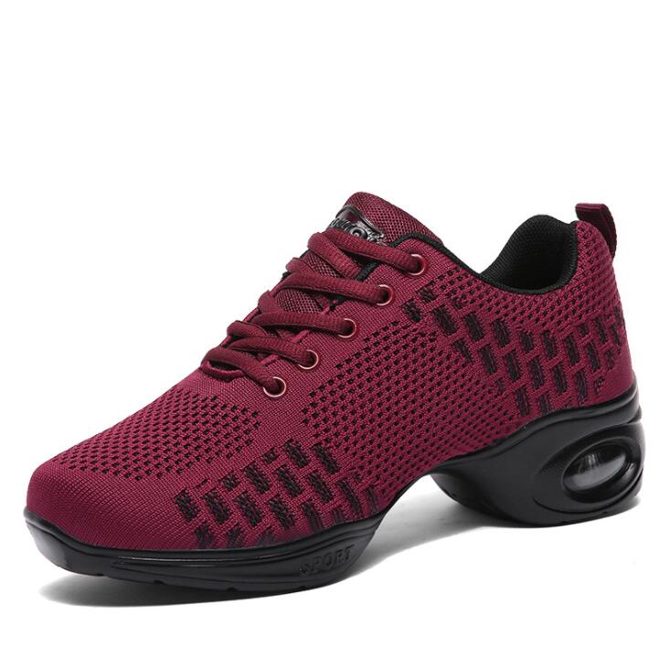 neue Frauen Tanz Schuhe Jazz Hip Hop Schuhe Salsa Turnschuhe Schuhe Frau Moderne Plattform Tanzen Damen Schuhe Schuhe Für frauen: 1905 Red / 4,5