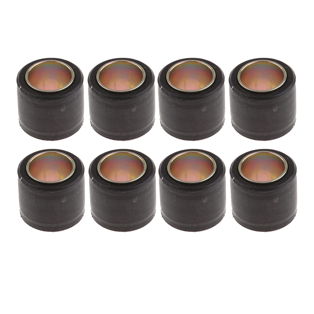 8-Pack Motorcycle Suspension Rear Lower Shock Absorber Strut Mount Bushing - Inner Diameter: 14mm (9/16 inch)