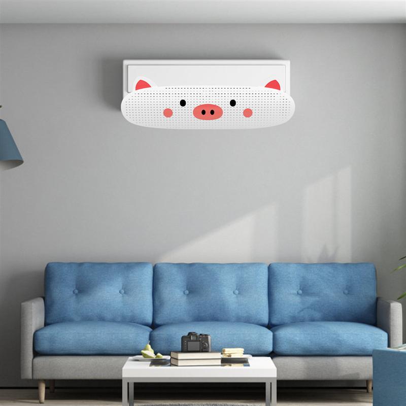 8-Blad Verstelbare Airconditioner Wind Deflector Wandmontage AC Outlet