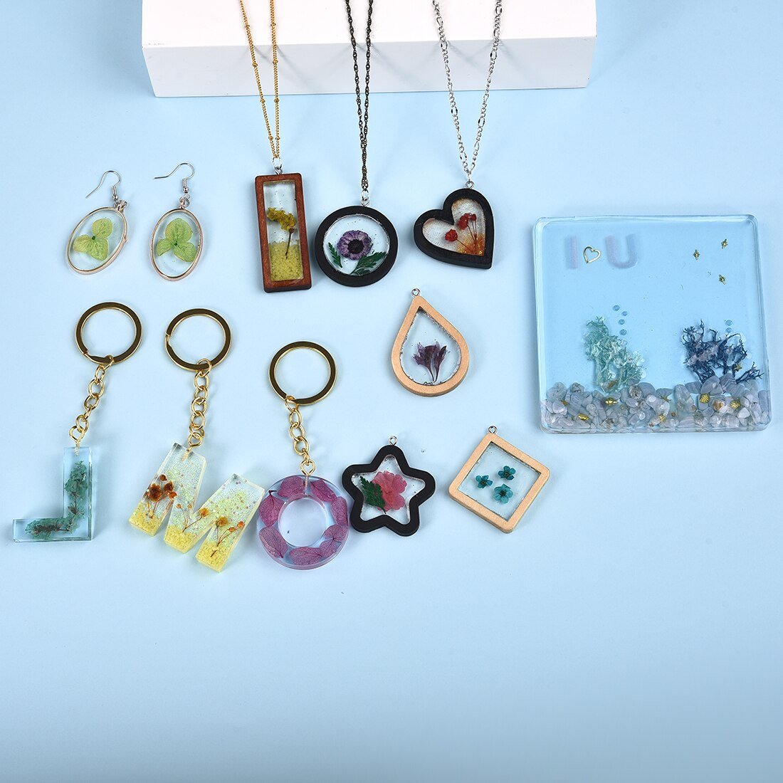 Resin Casting Fillers For Jewelry Pendant DIY Dried Flower Coral Grass Decorations Jewelry Making Filling Tool