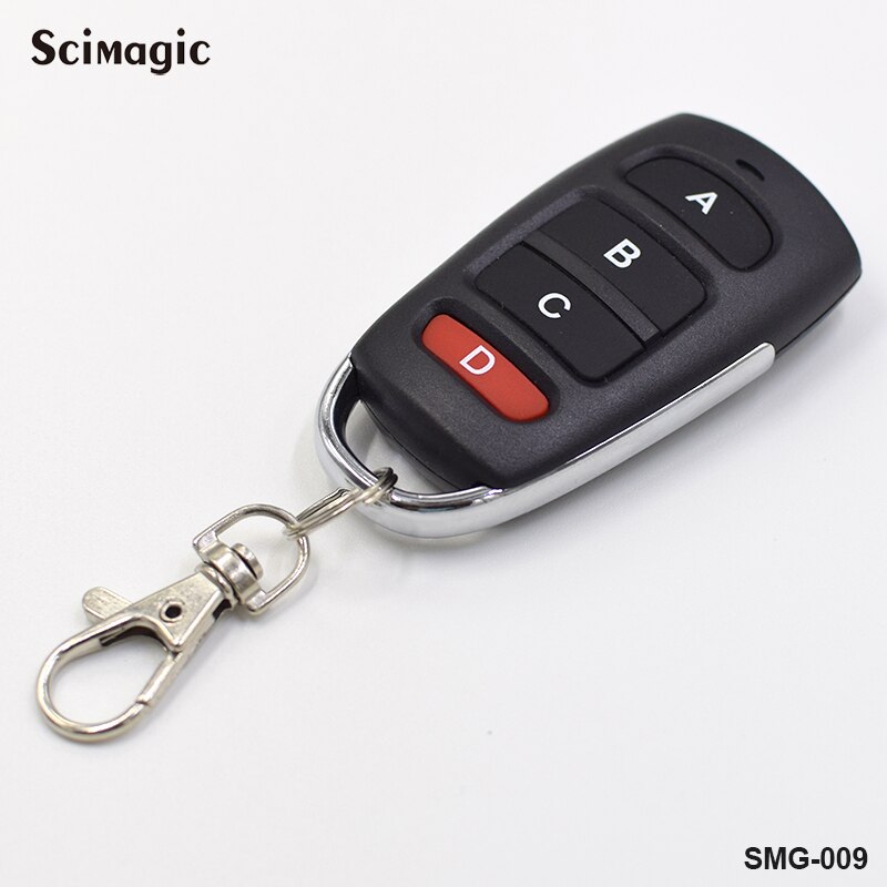 Newest 4 Key Buttons Garage Gate Door Remote Control 433MHZ Auto Pair Copy Remote Garage Door Opener Remote Control Duplicator