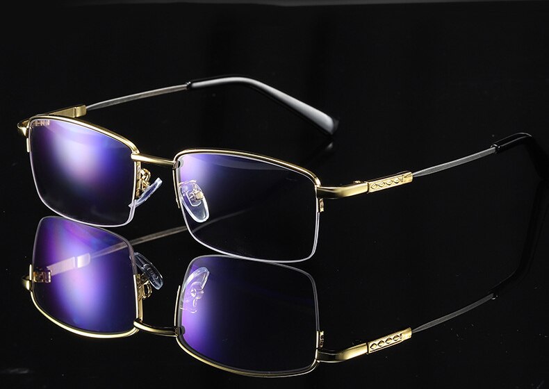 Ultra-light Memory Titanium Reading Glasses Men Progressive Eyeglasses Intelligent zoom Spectacles Women Anti-blue: +250 / 2