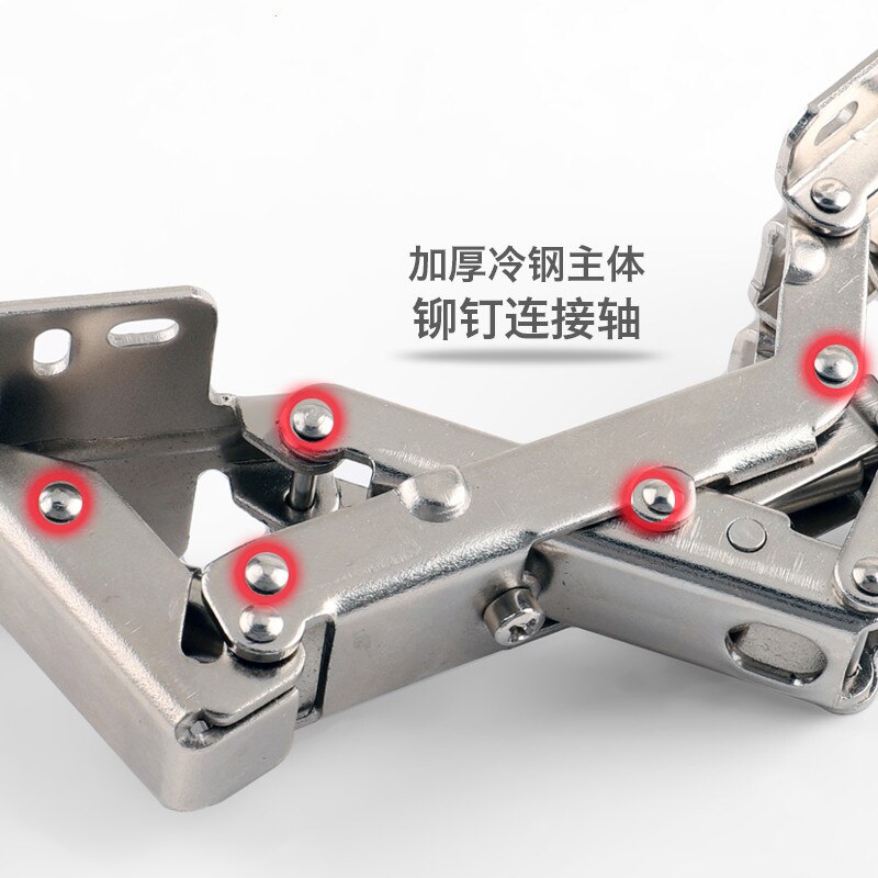 No-hole Hinged Thick Door Plate with Large Angle Cabinet Wardrobe 175/180 Degree Hinged Hinge Hinge Without Slotting