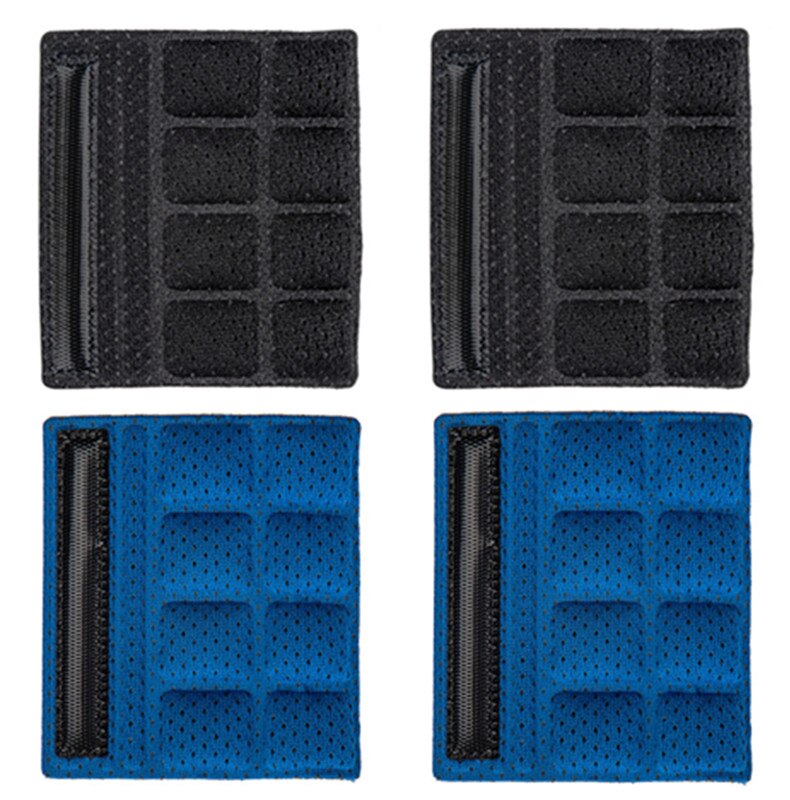 Helmet Chin Pads Foam Pads Set Chin Strap Padding Replacement Universal for Cycling Bike Motorcycle Helmet 4PCS: Black 2PCS Blue 2PCS