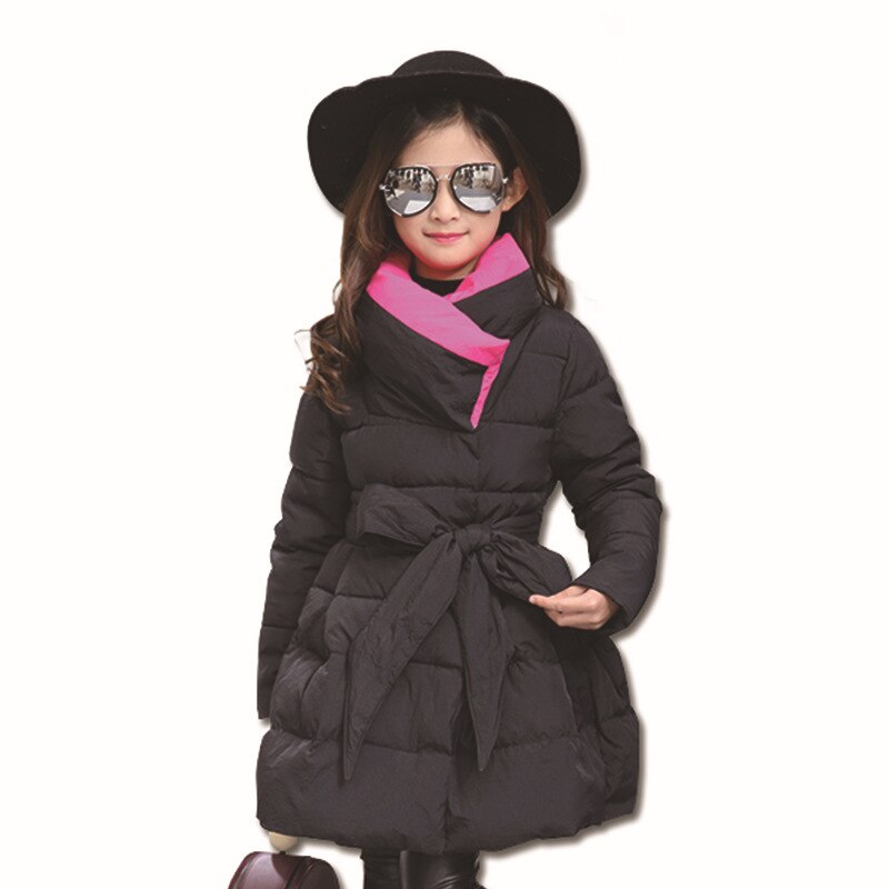 Girl Winter Jacket Turtleneck Coats Manteau Fille Hiver Girls Winter Coat 7WT018