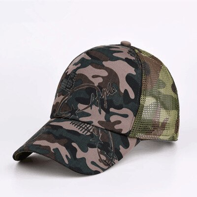 Camouflage baseball hat teenager voksen camouflage kasketter afslappet justerbar baseball cap drenge udendørs solhat: 1