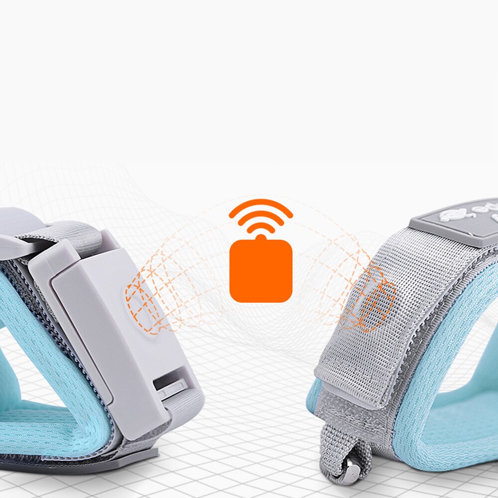 OLOEY Baby Harness Anti Lost Wrist Link Magnetic Induction Lock With Night Vision Reflective Rope Baby Safety Harness Strap Rope