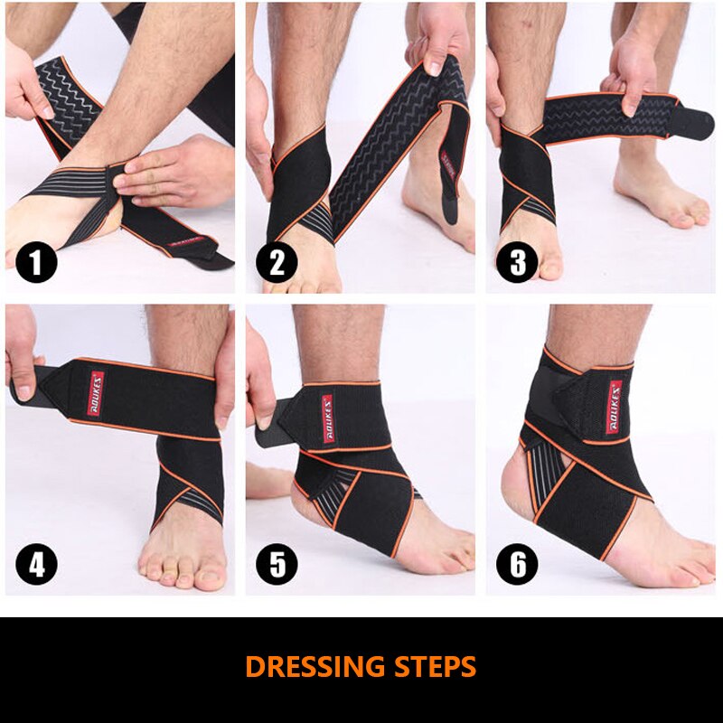 Enkel Ondersteuning 1 Paar Sport Enkelbrace Compressie Strap Weave Elastische Bandage Voet Beschermende Basketbal Gym Veiligheid Fitness