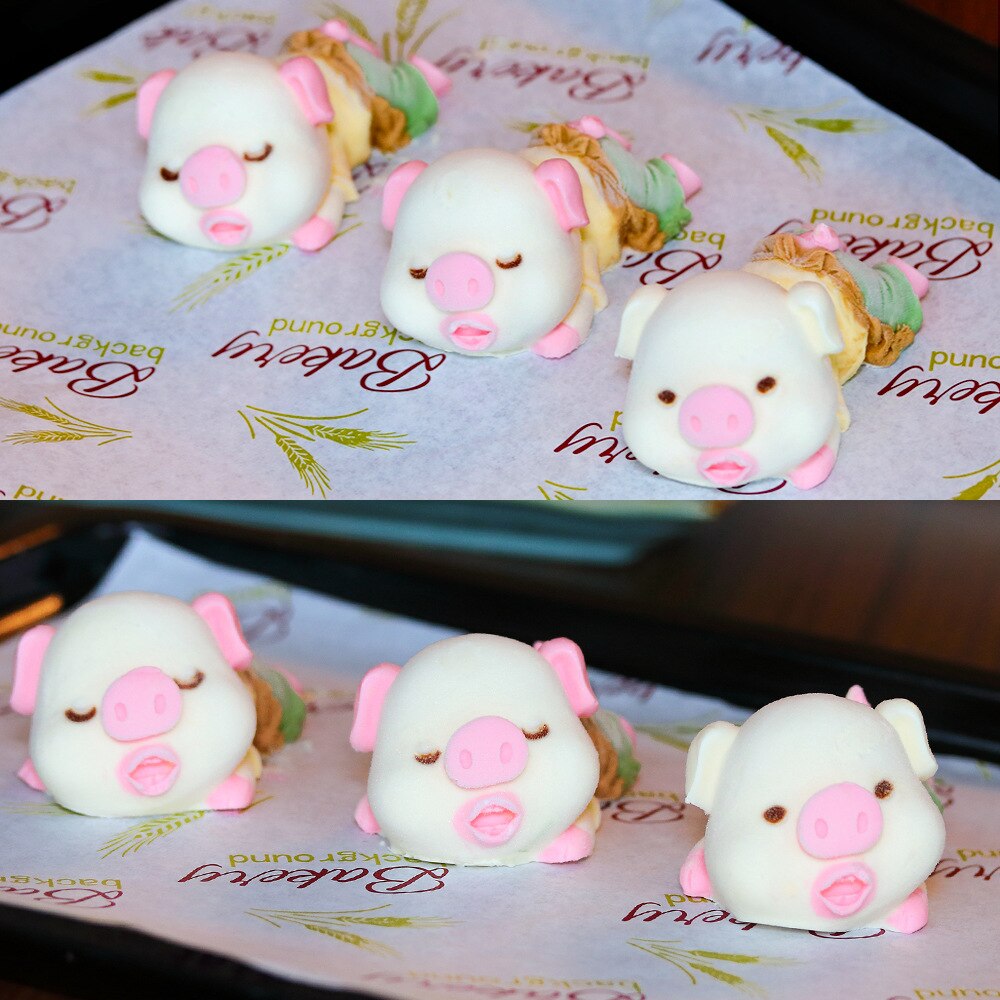 Fun 3D Speeksel Pig Cake Silicone Mold Cookie Ijs Fondant Mallen Chocolade Puddingvorm Cake Decoratie Gereedschappen