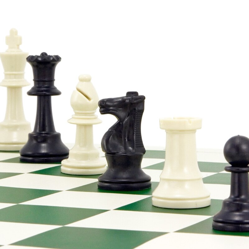 Chess Triple Weighted Pieces and Mousepad Board Chess Set