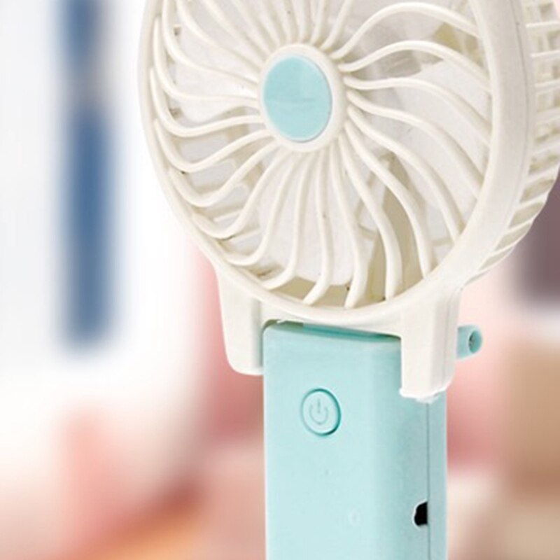 Mini Cartoon Hand-Held Usb Electric Fan Foldable Student Fan Portable Field Activity Outing Cooling Mini Fan