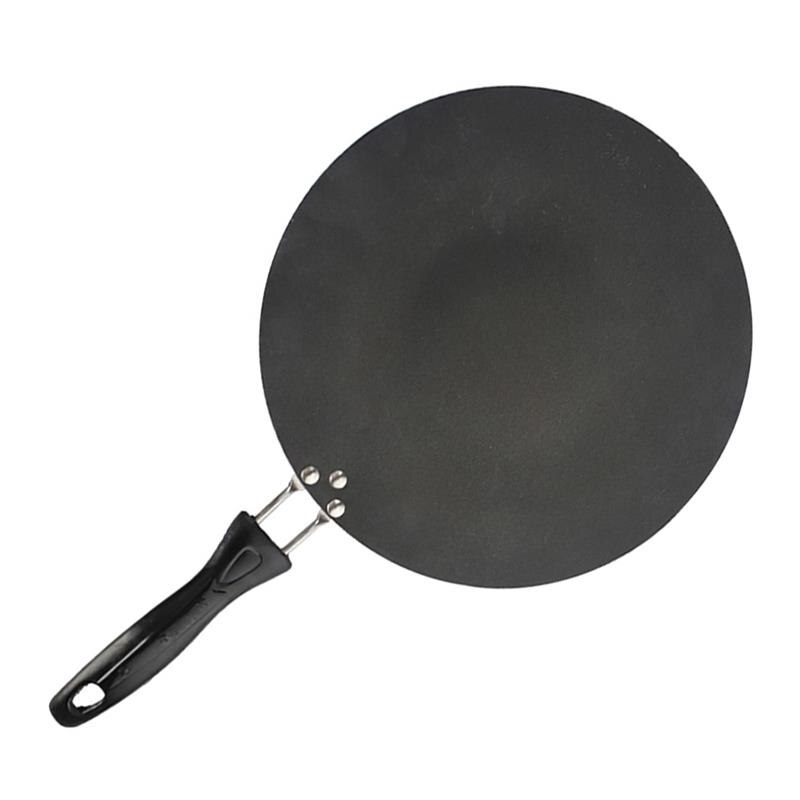 Iron Round Griddle Pancake Pan Non-Stick Grill Cast Egg Crepe Omelette Cookware For Induction Gas Stove Kitchen Tools