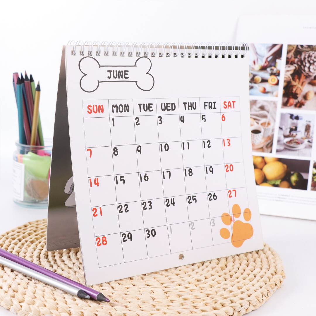 2026 hondenkalender - Jaar Maandelijkse Planner & Agenda Schema Organisator Wandkalender Decoratie Grappige feestcadeaus voor vrienden