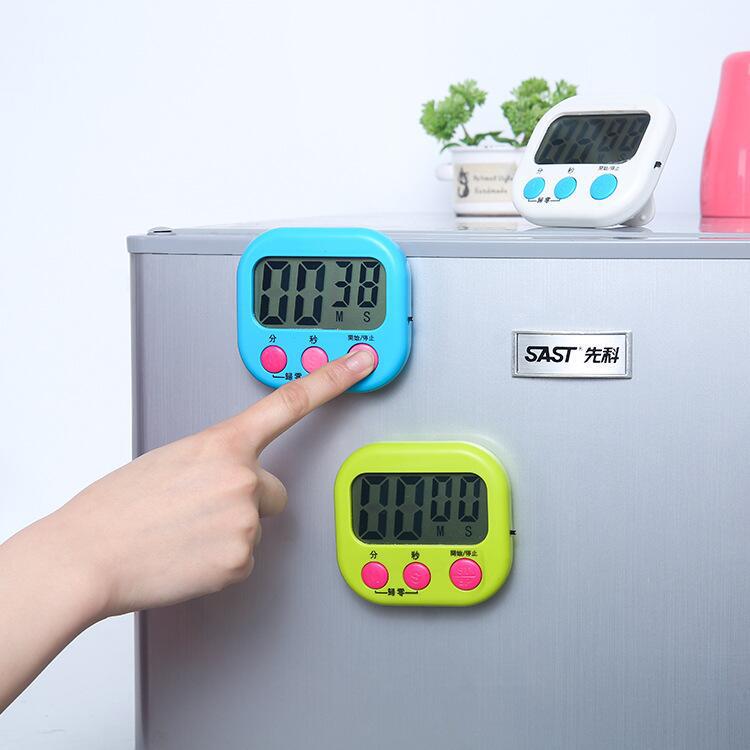Magnetische Lcd Digital Kitchen Countdown Timer Alarm Met Stand Wit Kookwekker Praktische Koken Timer Wekker