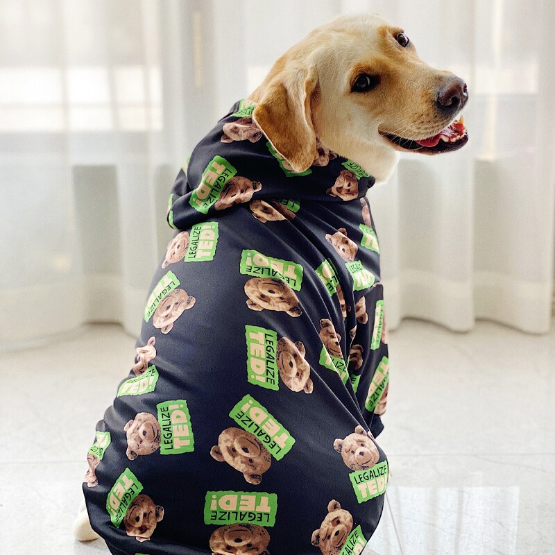 Medium En Grote Hond Kleding En Najaar Dunne Hond Hoodie Golden Retriever Labrador Doberman Hond Kleding Hond Accessoires