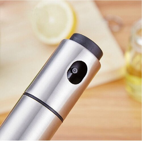 Nuttig Draagbare Olijfolie Spray Fles Rvs Azijn En Olijfolie Pomp Bbq Koken Tool