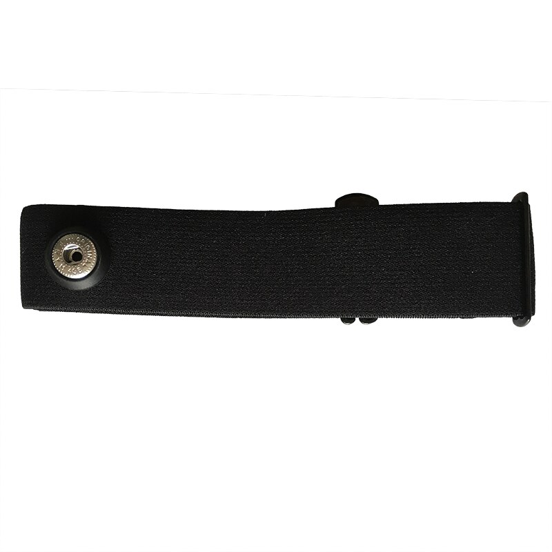Correa de pecho para Polar H7, Wahoo, Garmin, Bryton, Magene, Coospo, Geonaute, TomTom, Monitor de ritmo cardíaco inalámbrico deportivo, banda HRM: BBX14-black