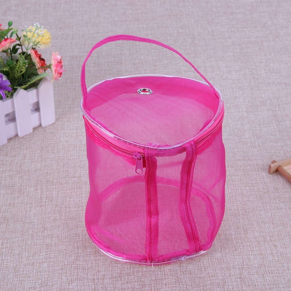 Mesh Sewing Kit Bag DIY Hand Weaving Tools Organizer Hollow DIY Hand Weaving Yarn Bag Crochet Thread Storage Mesh Holder