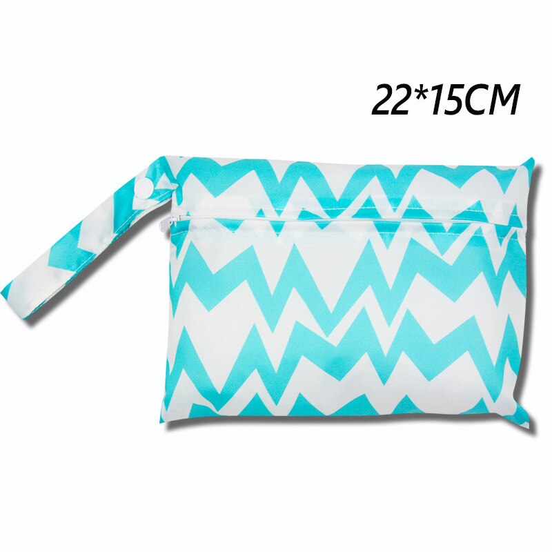Baby Windel Tasche Gedruckt Wasserdicht Nass Trockenen Windel Reißverschluss Handtasche Kinderwagen Tragen Pack Reise Lagerung Ich bin Freien Tasche Kinderwagen teile: T9