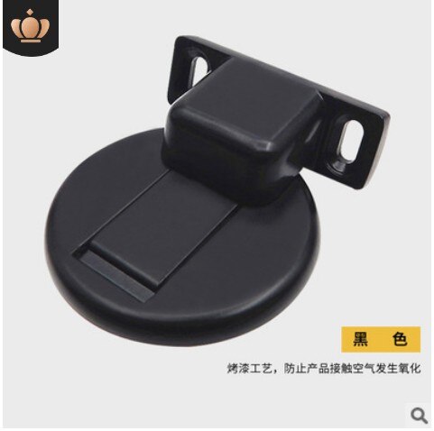 2pcs Zinc Alloy Casting Floor-mounted Magnetic Door Stopper Door Stops Floor Suction Door Holder For Home Furniture Hardware