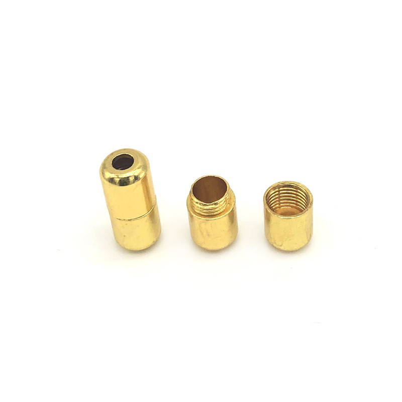 Fermoirs à lacets élastiques en métal, 10 pièces, fermeture de Capsule, boucles de bout, sans attache, réfléchissant, pour la réparation des lacets de baskets: 10pcs Gold 1