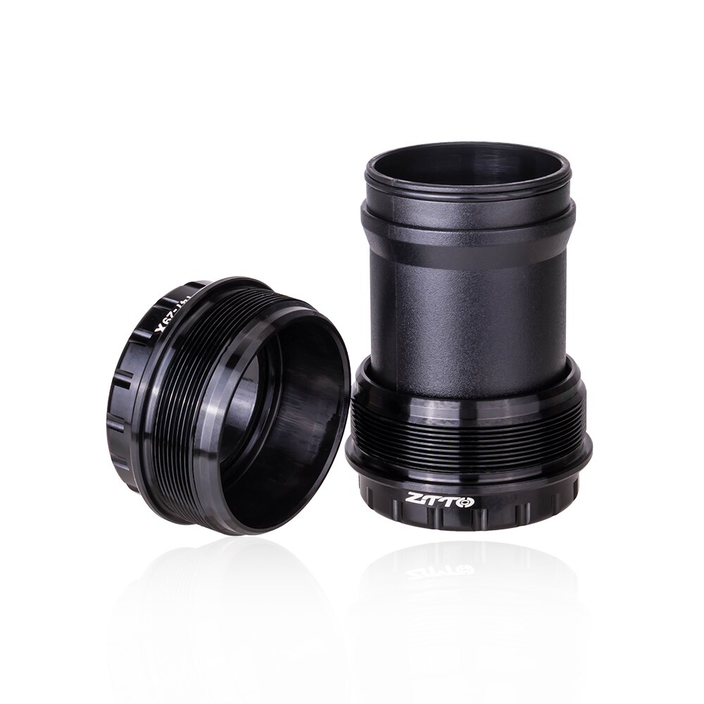 ZTTO bicicletta T47 movimento centrale 24 guarnitura doppiare 29 30mm filettatura cuscinetto sigillata 47 68 73mm conchiglia 28.99mm spline asse MTB strada bicicletta