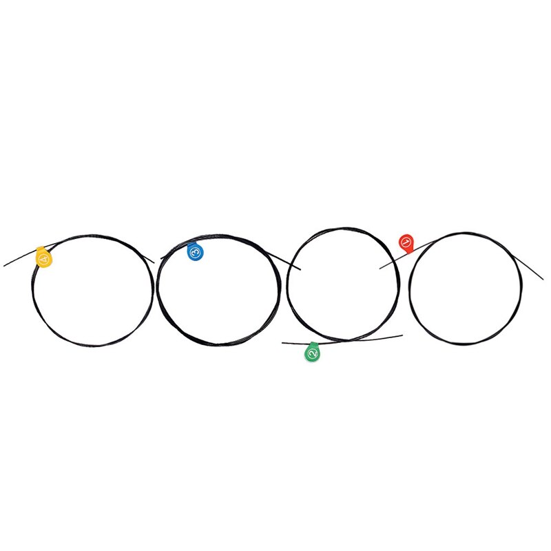 Ukulele Nylon Strings Strings for 21/ 23/ 26 / 28 Inches of Guitar Ukulele Part Black