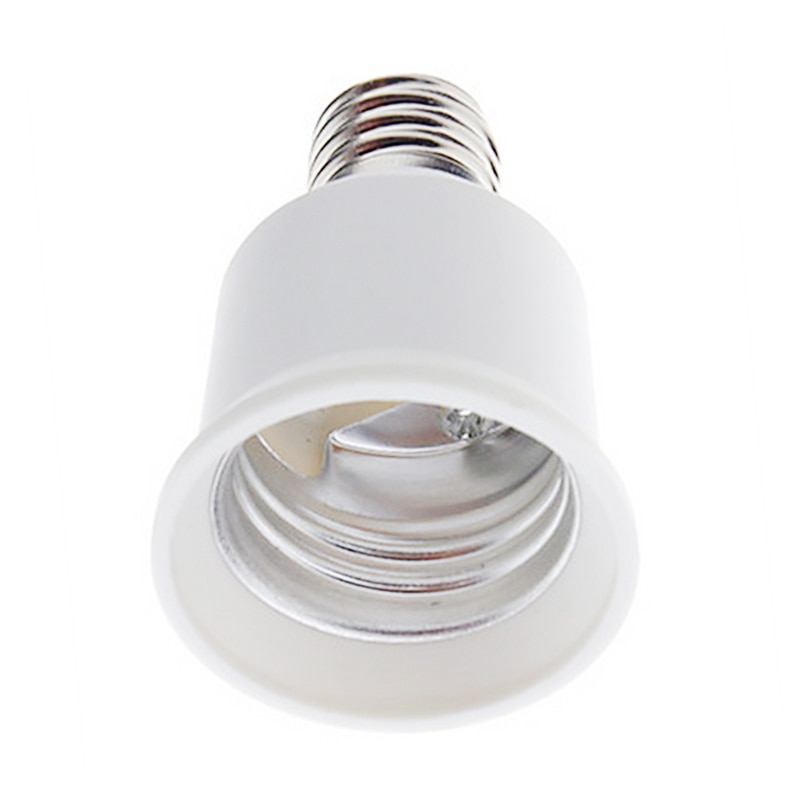 1pcs E17 Lamp Socket E17 om E27 Adapter Converter Houder Lamp Base Materiaal Brandwerende Lampen Adapter Voor LED Light lampen Verlichting