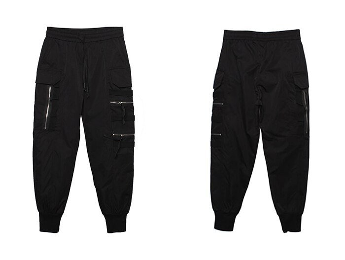 Pantaloni Cargo Uomo XYXIONGMAO - LargHI, Multi-Tasca, Stile Hip-Hop E Casual - Foto 2