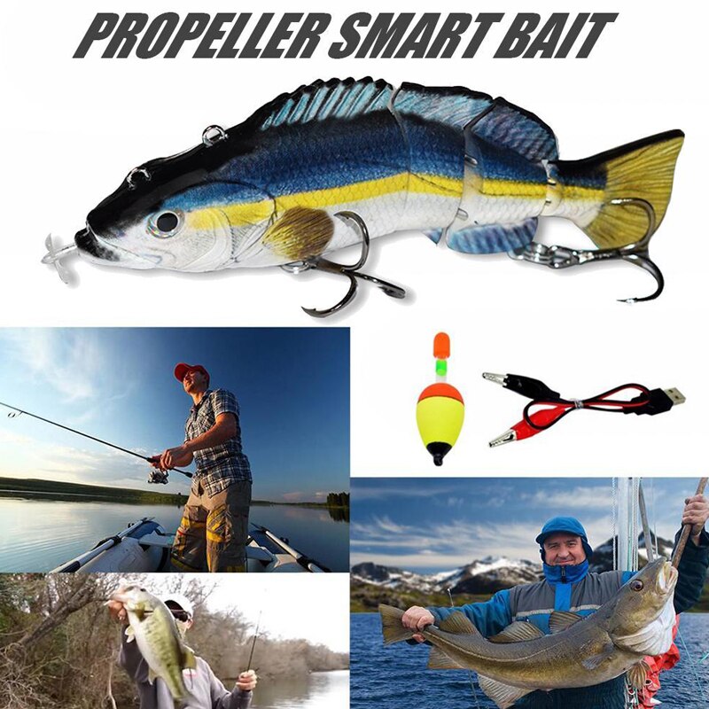 Smart Electronic Fish Robot Fish Bionic Fishing Bait Lure Auto Swimming with Propeller Freshwater Fishing Accessories