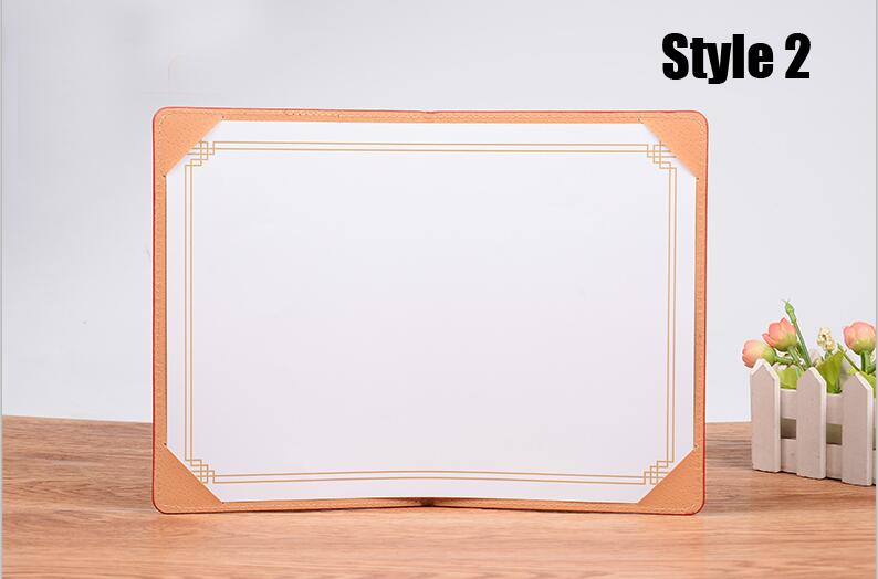 20 Sheets Per Bag A4 Thick Blank Printable Retro Paper Certificate Inside Page 140g certificate Core Innovative Style DIY: Style 2