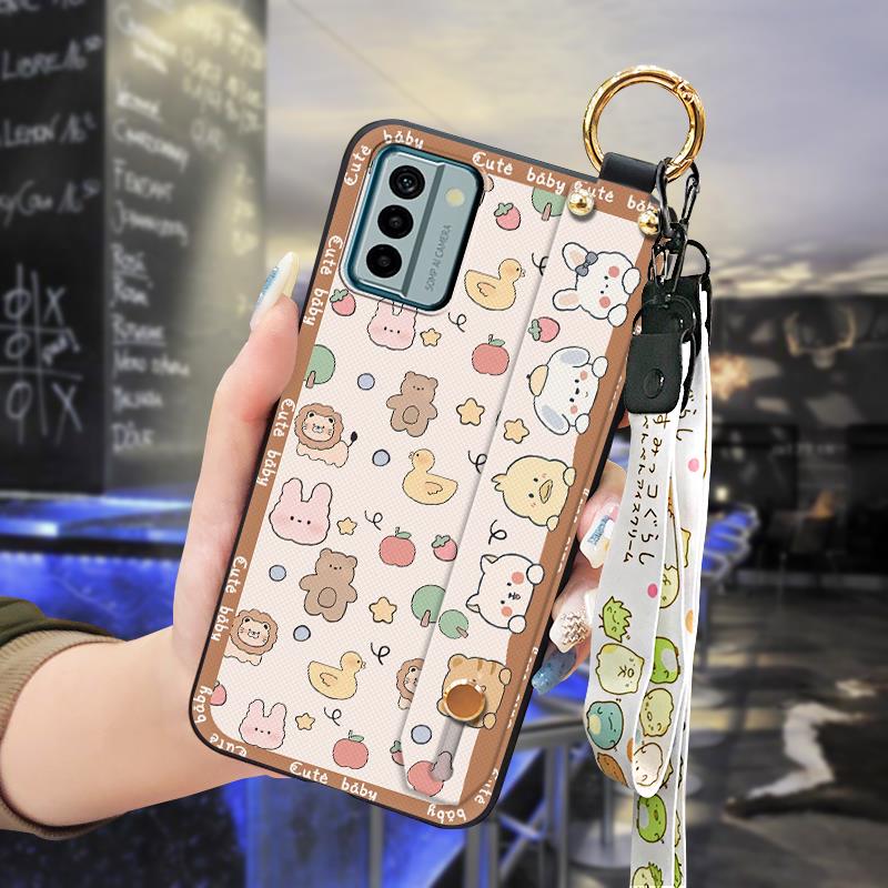 Waterproof cell phone case Phone Case For Nokia G22 Wristband cell phone sleeve Phone Holder phone protector protective: army green