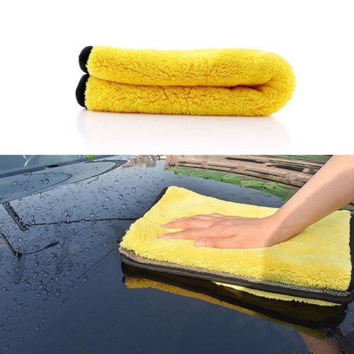 Super Absorbent Car Wash Microfiber Towel Car Cleaning Drying Cloth Hemming