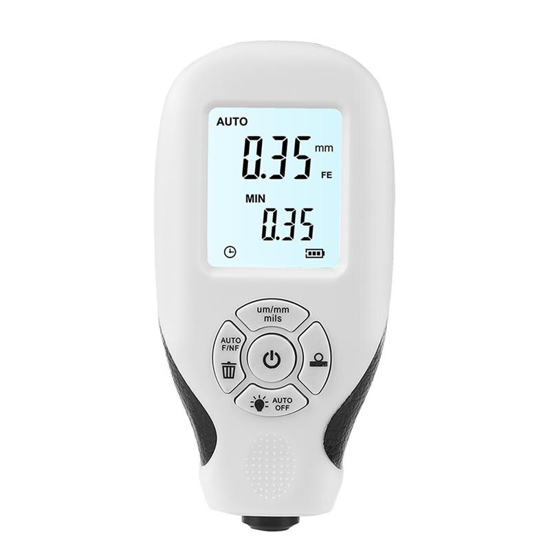 HW-300 Jauge D'épaisseur De Revêtement Numérique 1micron/0-1300 Voiture Peinture Testeur D'épaisseur De Film MFE/NFE Manuel Outil De Peinture