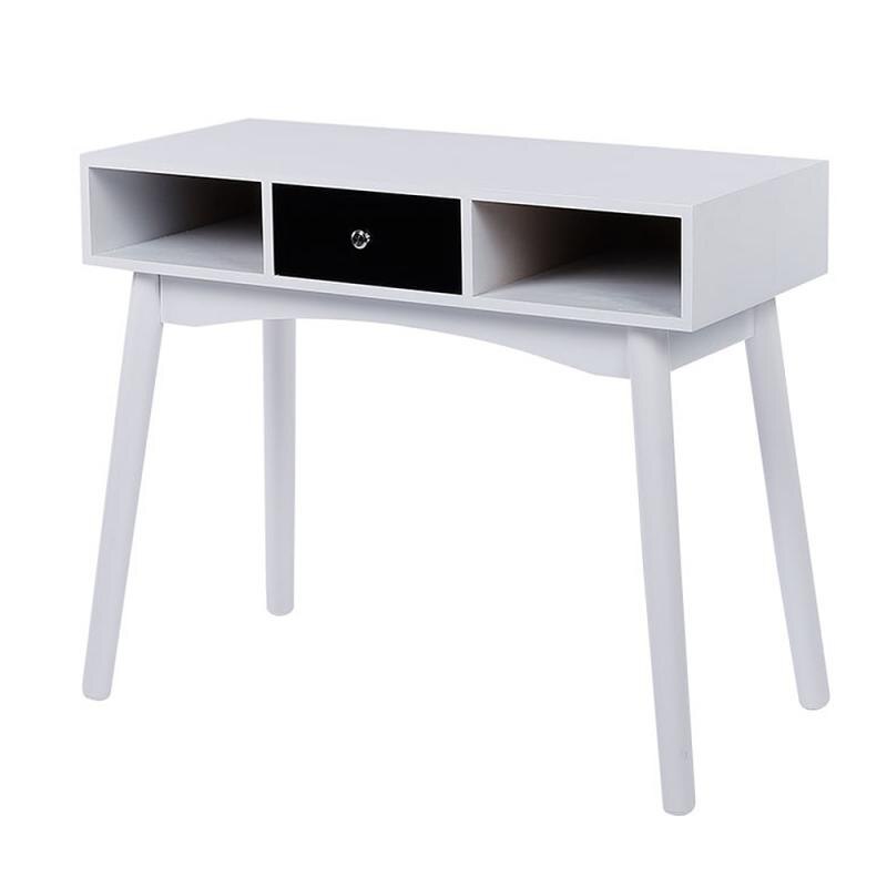 Modern Table Computer Stand Laptop Desk Household With Drawer Office Writing Reading Table Furniture For Student Study HWC: Default Title