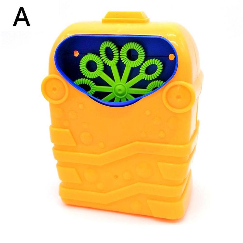 Draagbare Bubble Machine Kinderen Kids Interessante Outdoor Speelgoed Kleurrijke Bellen Verjaardagsfeestjes Speeltuinen Speelgoed: A