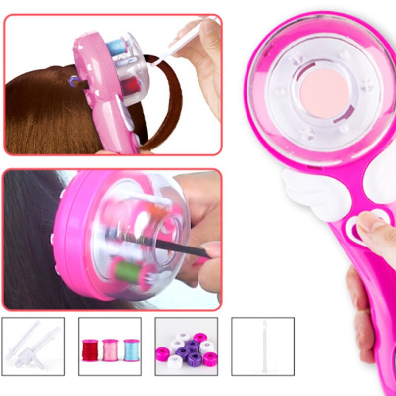 Electric Hairstyle Brader Tool Actomatic DIY Stylish Braiding Hairstyle Tool Hair Braider Tool Xmas For Girls
