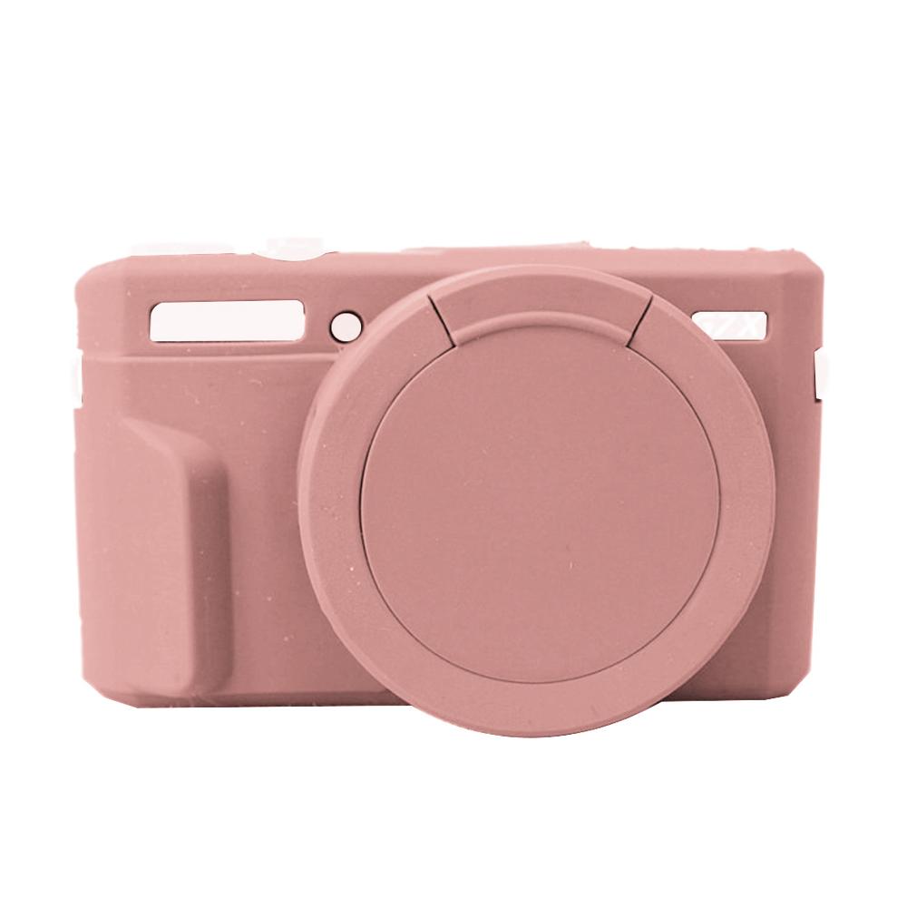 Soft Silicone Case for Canon G7XIII G7X3 G7X Mark 3 Rubber Protective Cover Body Bag Camera Skin with Lens Cap Protector: black