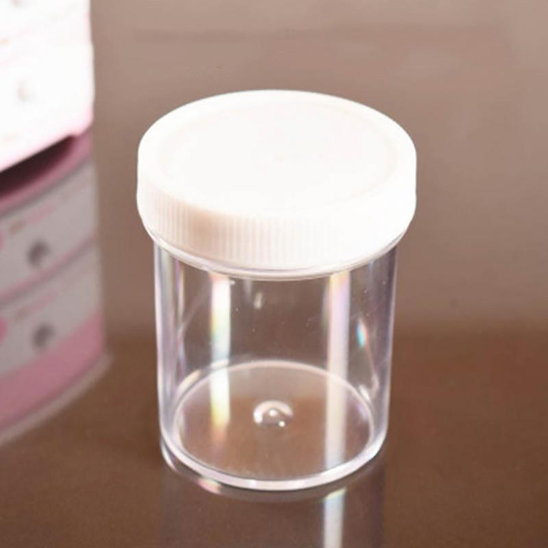 120ml super opbergdozen voor pluizige slijm, doe-het-zelf plastic kleur plasticine, doorzichtige bakjes, lijm, stopverf, schuimballen, opbergdozen