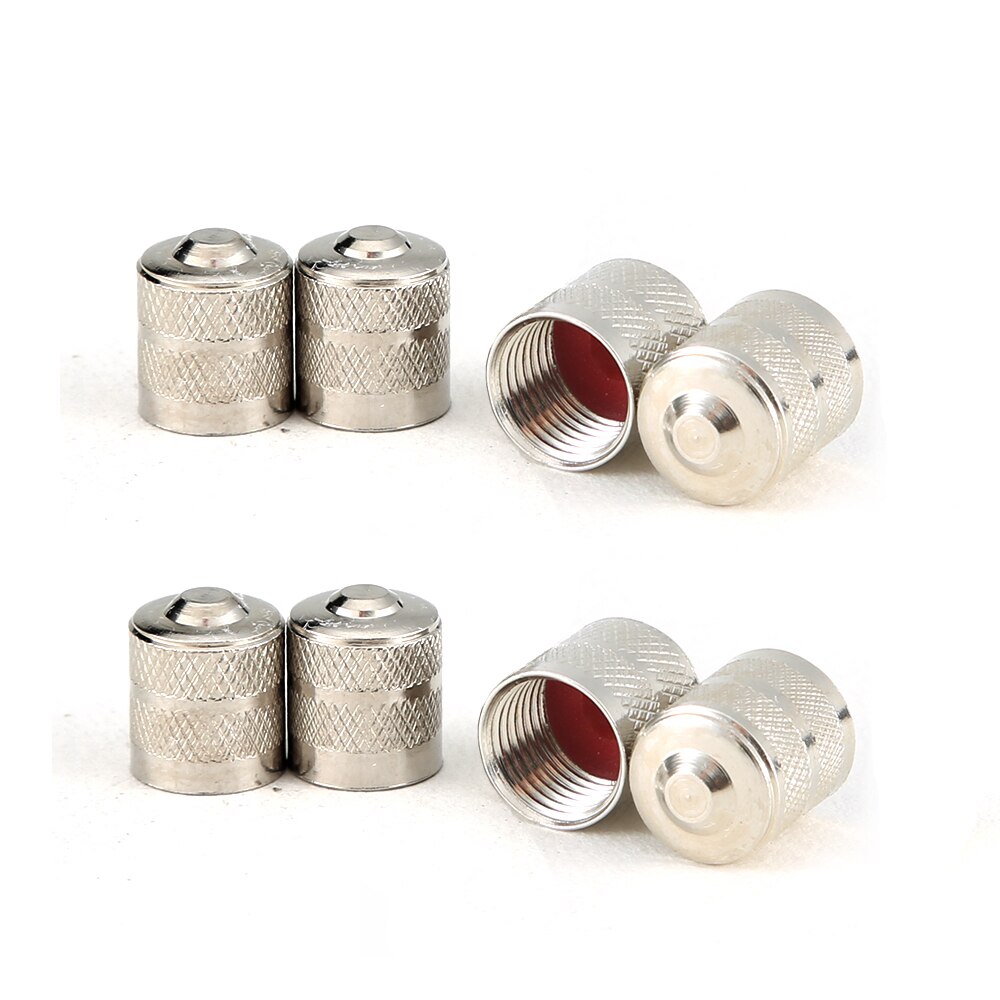 4/8/12Pcs Copper Valve Stem Caps Auto Tire Valve Dustproof Wheel Caps with Rubber Seal Nipple Caps Cover for Car Motorcycle: 8pcs -C0655