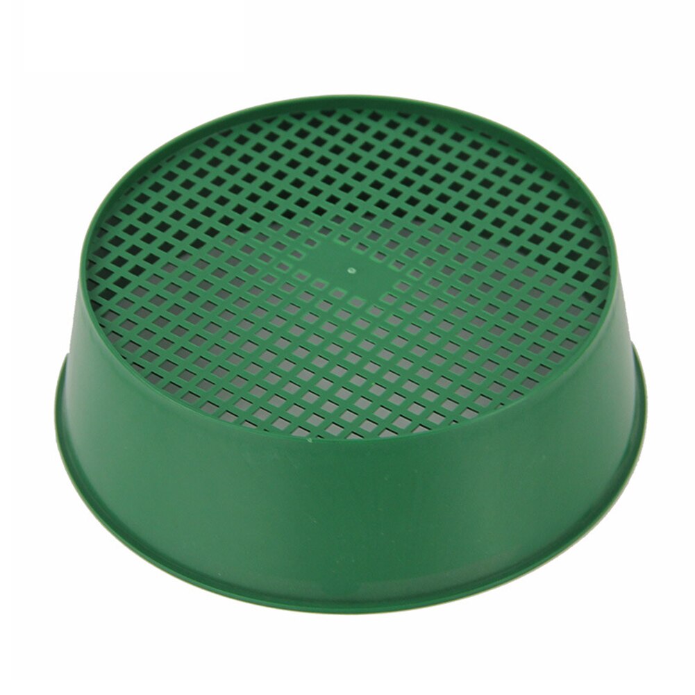 Durable Plastic Soil Sieve Filter Mesh Soil Stone Sifting Filtration Home Garden Flower Plant Nursery Tool Balcony Office Supply