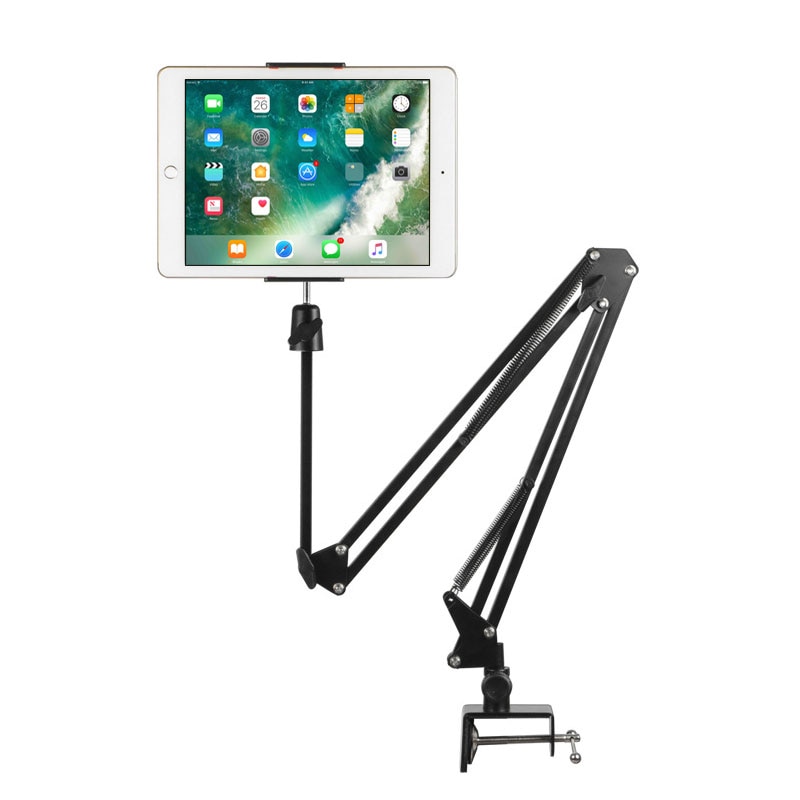 Universale Long Arm Tablet Del Supporto Del Basamento 360 Gradi 4 a 10 Pollici Tablet Phone Letto Scrivania Staffa di Montaggio Per iPad iPhone X 8 Samsung