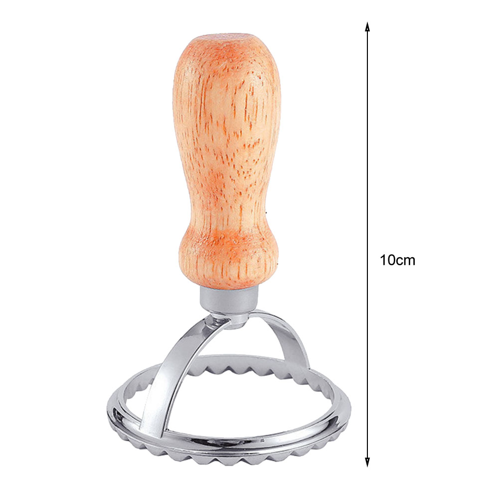 Cookie Cutter Ravioli Pasta Press Mold Stainless Steel Dumpling Embossing Mould Dough Cutter Cookie Mold PizzaCutting Wheel Tool: A
