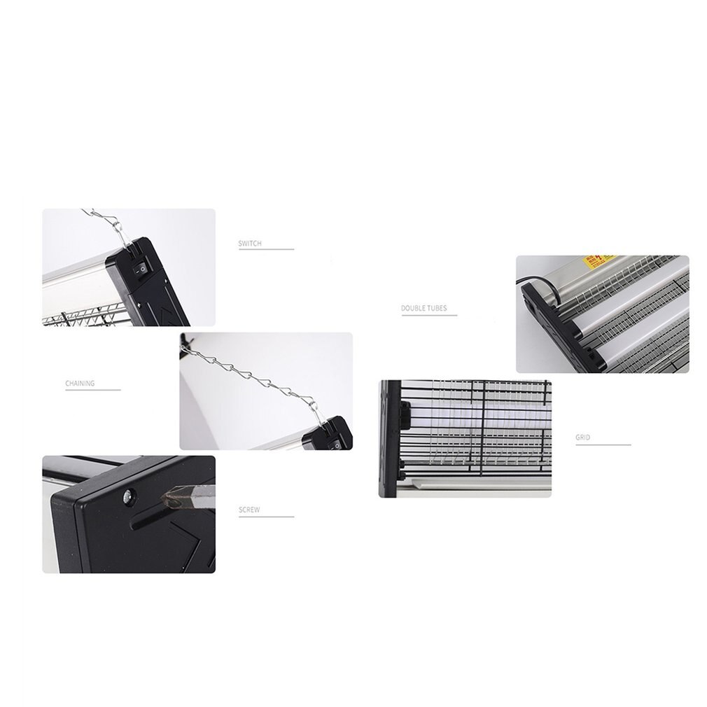 Mouche électrique insecte insecte ravageur moustique tueur Zapper piège piège UV lampe à LED choc électrique moustique tueur lampe
