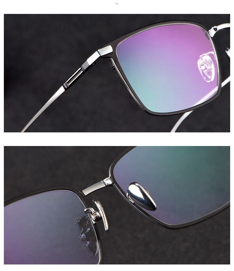 Mannen Pure Titanium Bril Frame Brand IP Plating Optische Bril Oculos Bijziendheid Multifocale Frame Vierkante Eye wear