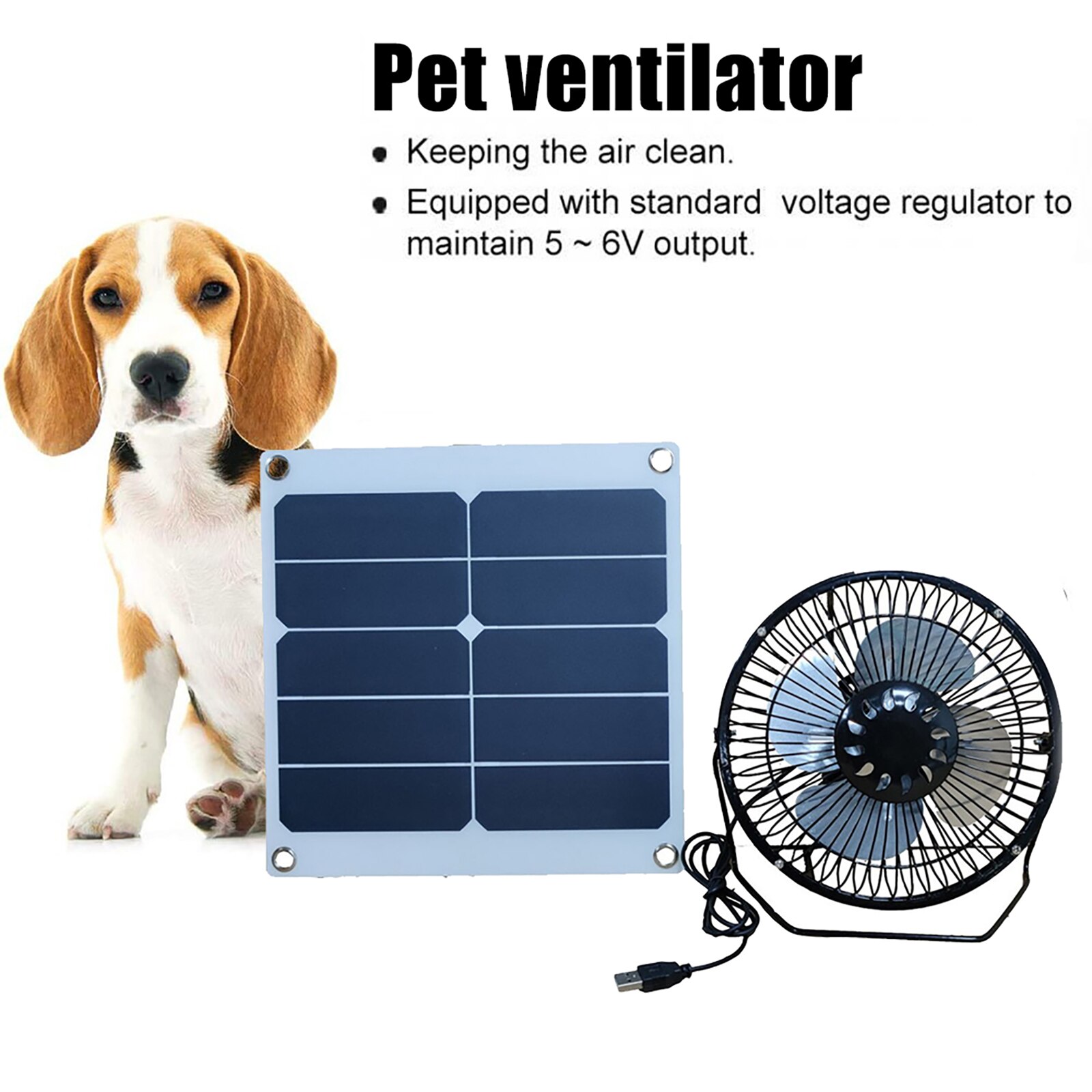 Ventilatore solare-12V 12W ventilatore per serra camper pollaio ventilatore ad energia solare ventilatore per animali domestici