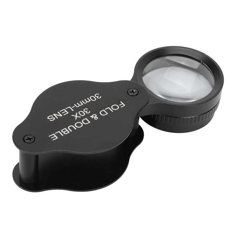 Magnifying Glass Foldable Magnifying Glass HD Magnifying Lens for Jewelry Antique for Elderly for Porcelain Identification