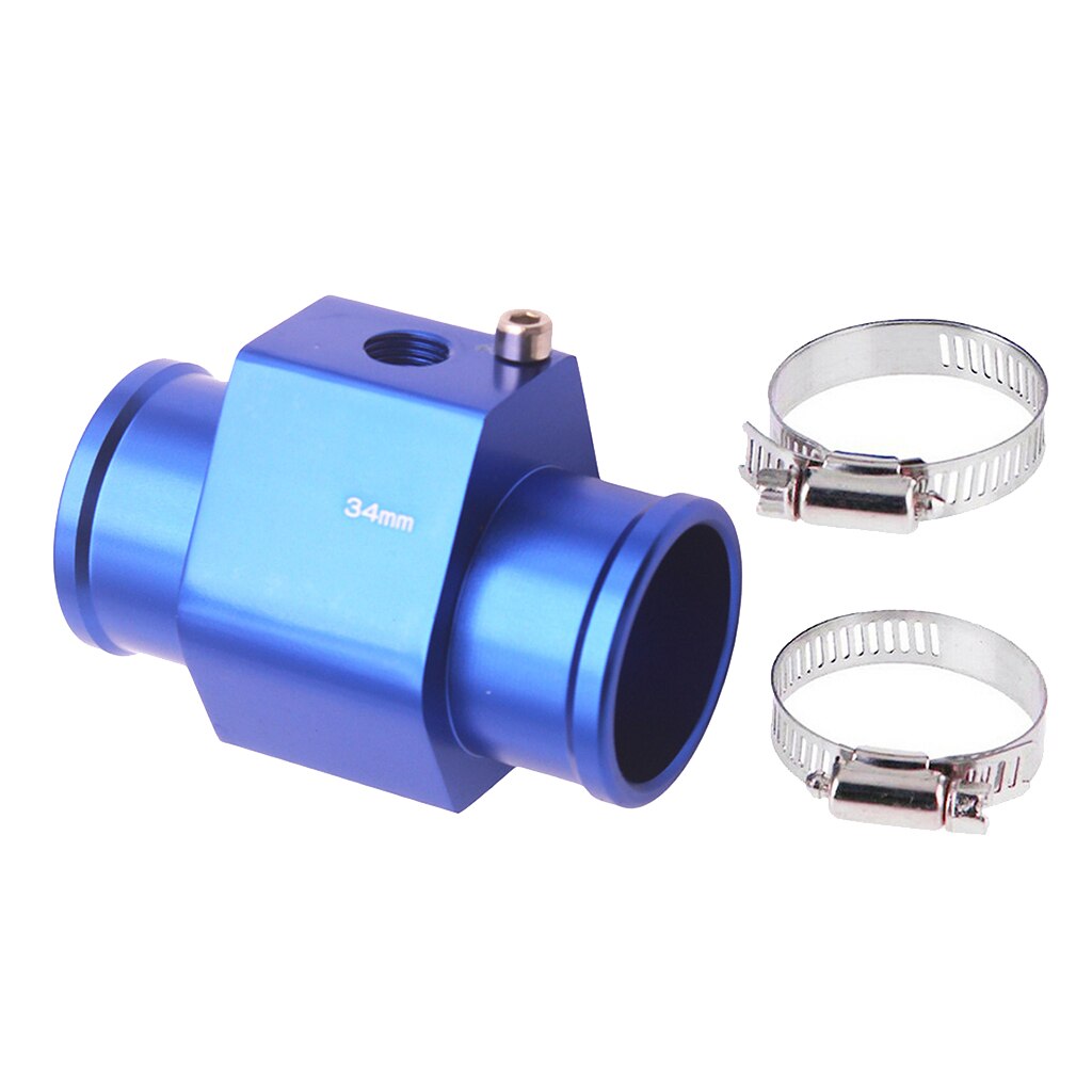 Wasser Temperatur Anzeige Kühler Schlauch Sensor Adapter Anschluss Rohr 34mm