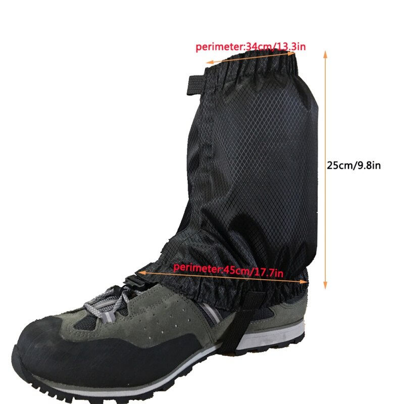 Polainas impermeables para hombre y mujer, cubierta de zapatos para ciclismo, botas de esquí, polainas de nieve, senderismo, Trekking, escalada, esquí